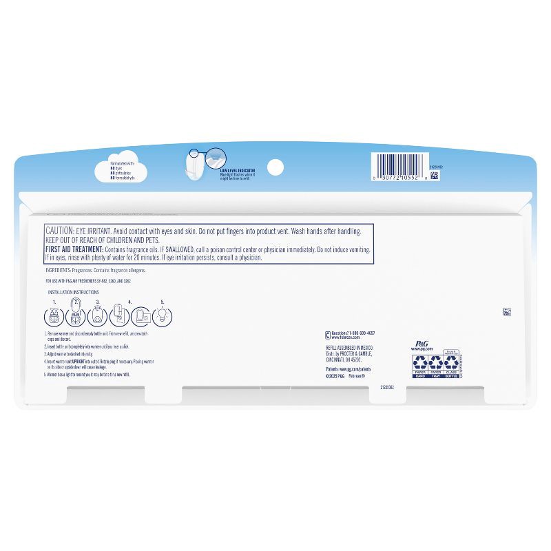 slide 16 of 16, Febreze Plug Quadruple Air Freshener Refills - Linen & Sky - 3.48 fl oz/4pk, 3.48 fl oz, 4 ct