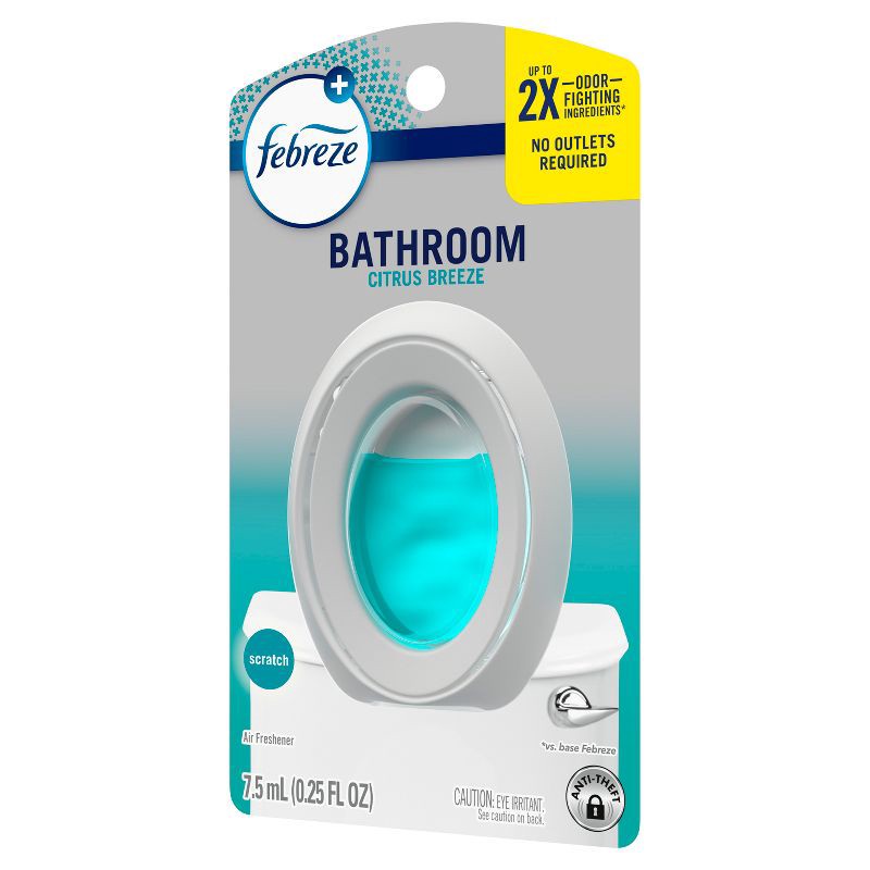 slide 12 of 14, Febreze Citrus Breeze Bathroom Air Freshener, 1 ct