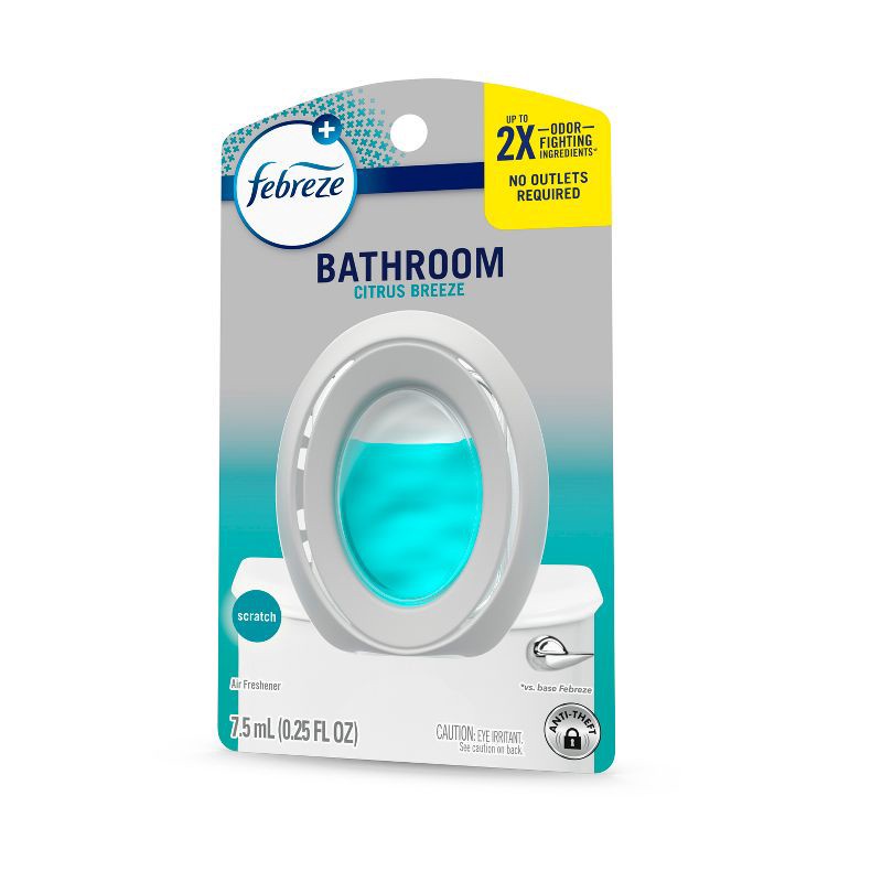slide 13 of 14, Febreze Citrus Breeze Bathroom Air Freshener, 1 ct