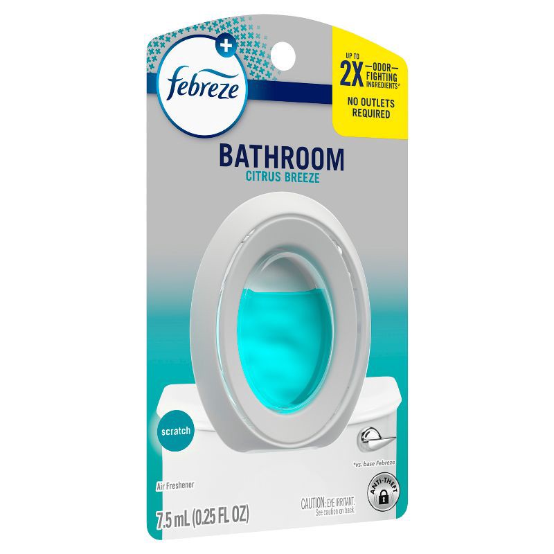 slide 11 of 14, Febreze Citrus Breeze Bathroom Air Freshener, 1 ct