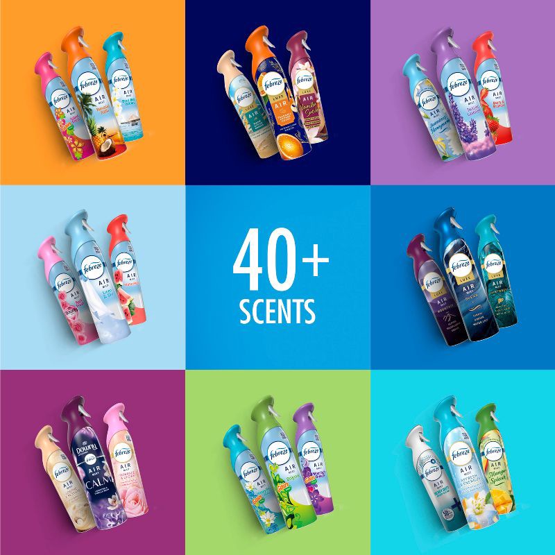 slide 9 of 11, Febreze Air Mist Variety Pack Air Fresheners - 3pk, 3 ct