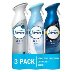 Febreze Air Mist Variety Pack Air Fresheners - 3pk