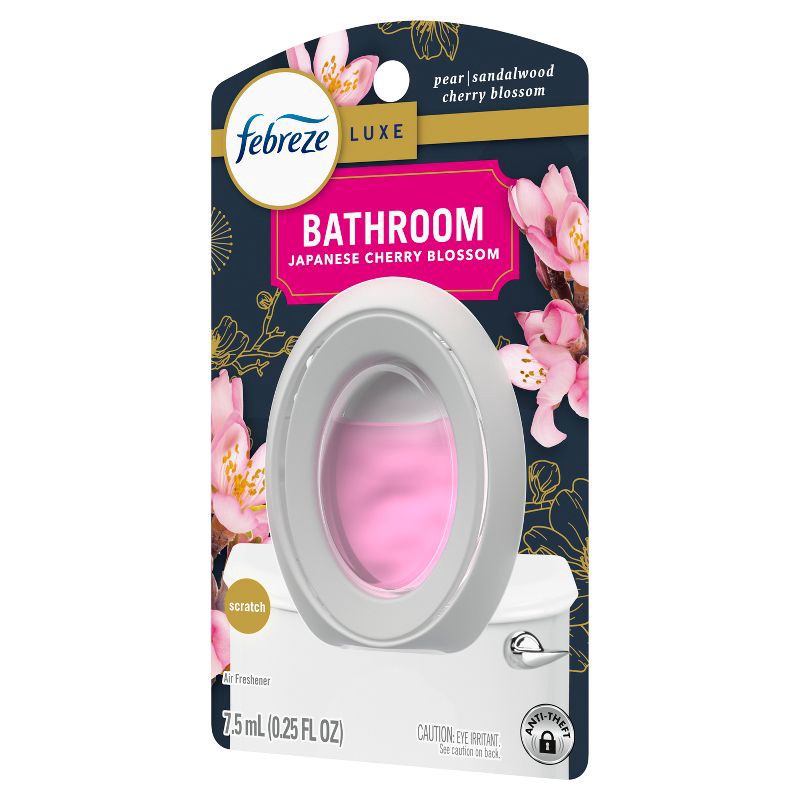 slide 12 of 14, Febreze Japanese Cherry Blossom Bathroom Air Freshener, 1 ct