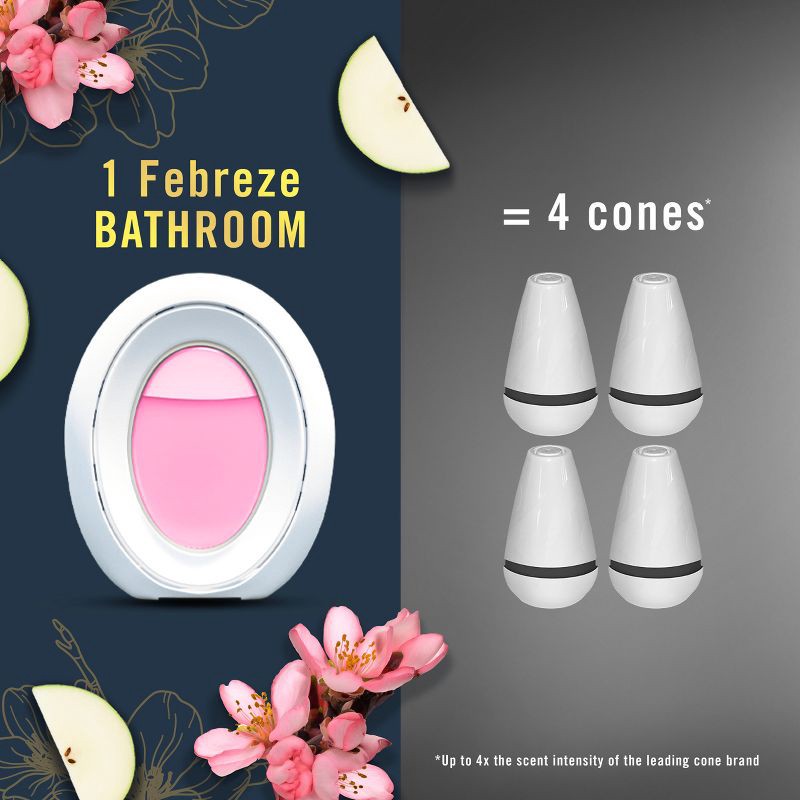 slide 6 of 14, Febreze Japanese Cherry Blossom Bathroom Air Freshener, 1 ct