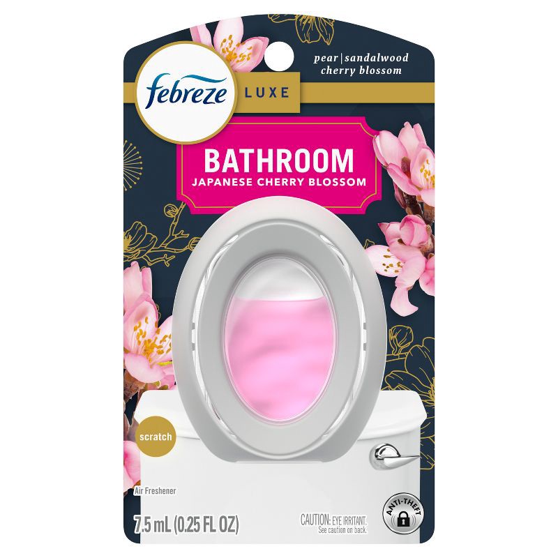slide 10 of 14, Febreze Japanese Cherry Blossom Bathroom Air Freshener, 1 ct