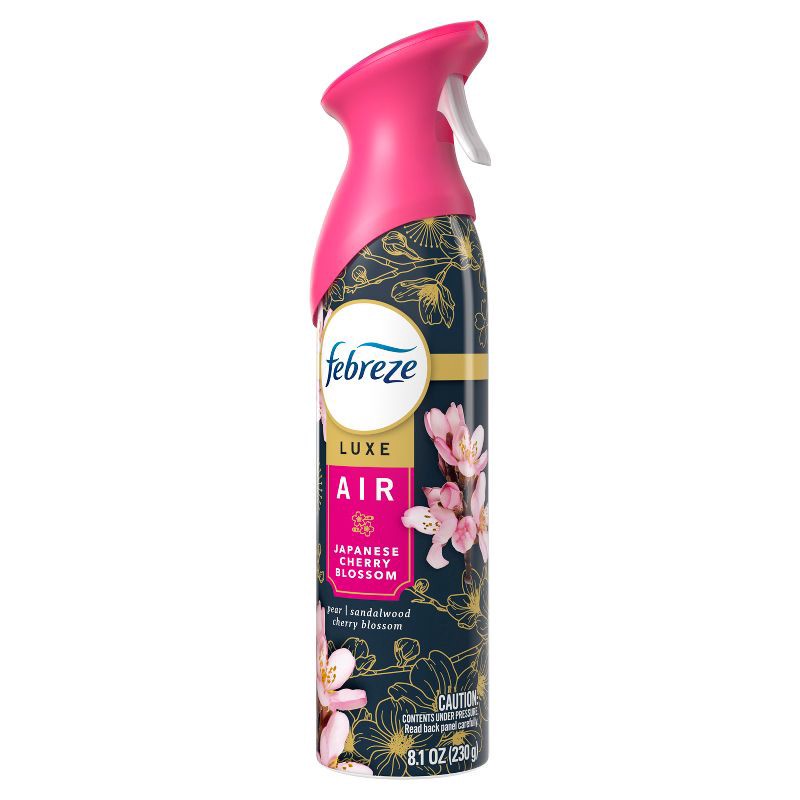 slide 11 of 12, Febreze Air Mist Odor-Fighting Air Freshener - Japanese Cherry Blossom - 8.1oz, 8.8 oz