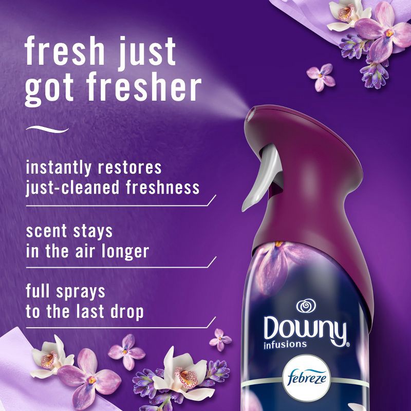 slide 4 of 12, Febreze Downy Infusions Calm Air Mist - Lavender & Vanilla Bean - 8.1oz, 8.8 oz