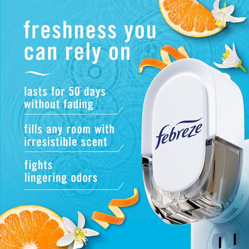 slide 3 of 14, Febreze Plug Dual Refill Air Freshener - Refresh & Energize - 2ct, 2 ct