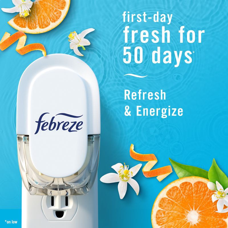 slide 4 of 14, Febreze Plug Dual Refill Air Freshener - Refresh & Energize - 2ct, 2 ct
