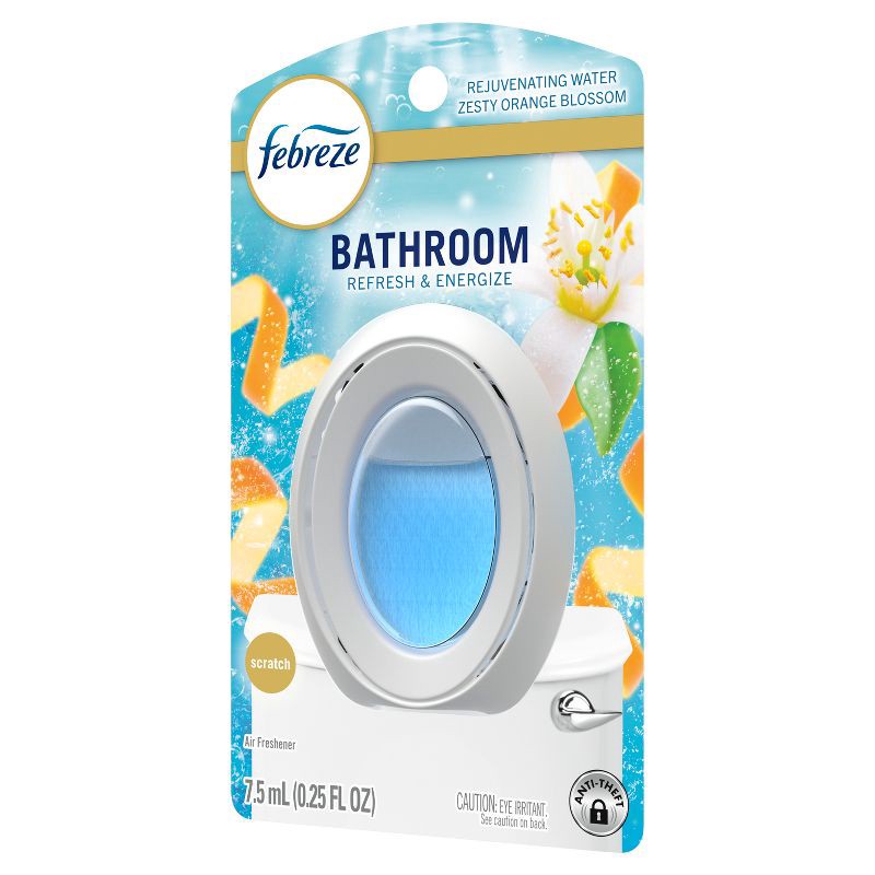 slide 12 of 14, Febreze Refresh & Energize Bathroom Air Freshener, 1 ct