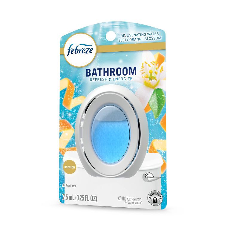 slide 13 of 14, Febreze Refresh & Energize Bathroom Air Freshener, 1 ct