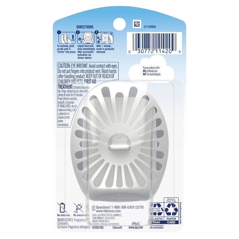 slide 14 of 14, Febreze Refresh & Energize Bathroom Air Freshener, 1 ct