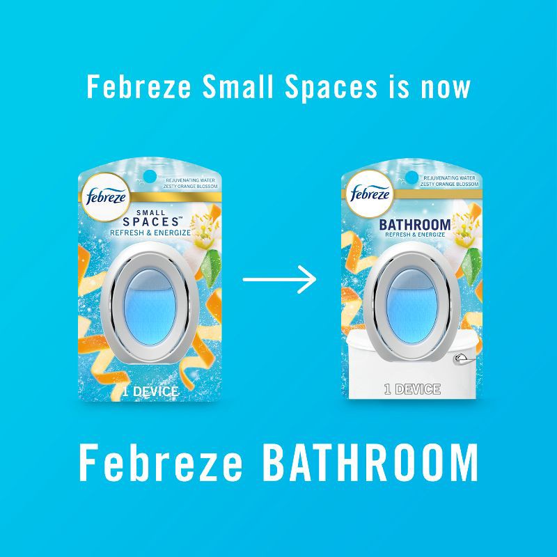 slide 8 of 14, Febreze Refresh & Energize Bathroom Air Freshener, 1 ct