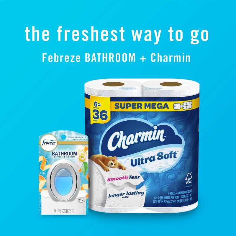 slide 9 of 14, Febreze Refresh & Energize Bathroom Air Freshener, 1 ct