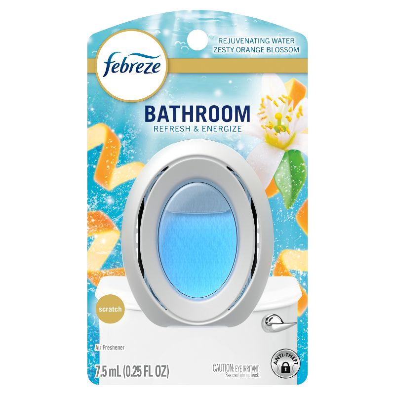 slide 10 of 14, Febreze Refresh & Energize Bathroom Air Freshener, 1 ct