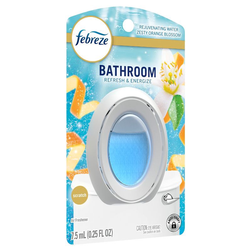 slide 11 of 14, Febreze Refresh & Energize Bathroom Air Freshener, 1 ct