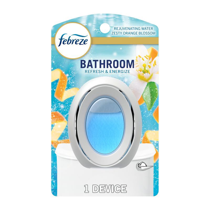slide 1 of 14, Febreze Refresh & Energize Bathroom Air Freshener, 1 ct