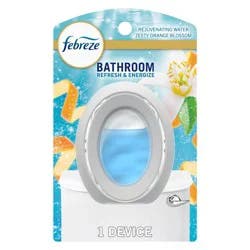 Febreze Refresh & Energize Bathroom Air Freshener: Disposable Oil, Dye-Free, Phthalate-Free, Non-Powered, 0.25 oz