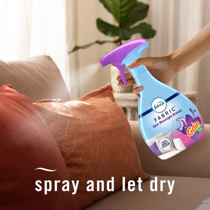 slide 6 of 12, Febreze Fabric Gain Air Freshener - Moonlight Breeze - 23.6 fl oz, 23.6 fl oz