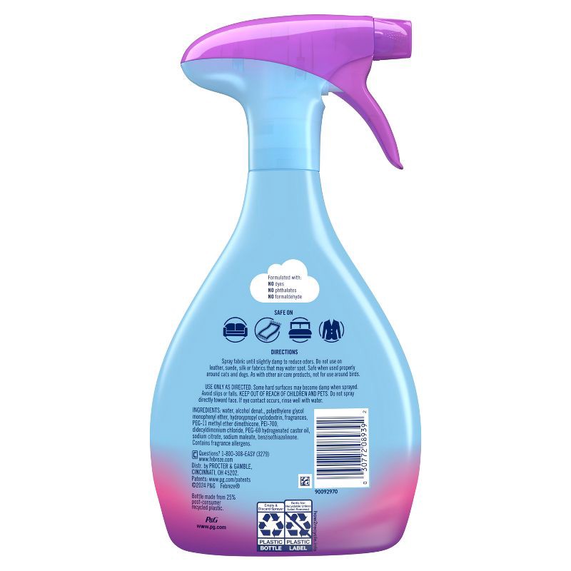 slide 10 of 12, Febreze Fabric Gain Air Freshener - Moonlight Breeze - 23.6 fl oz, 23.6 fl oz