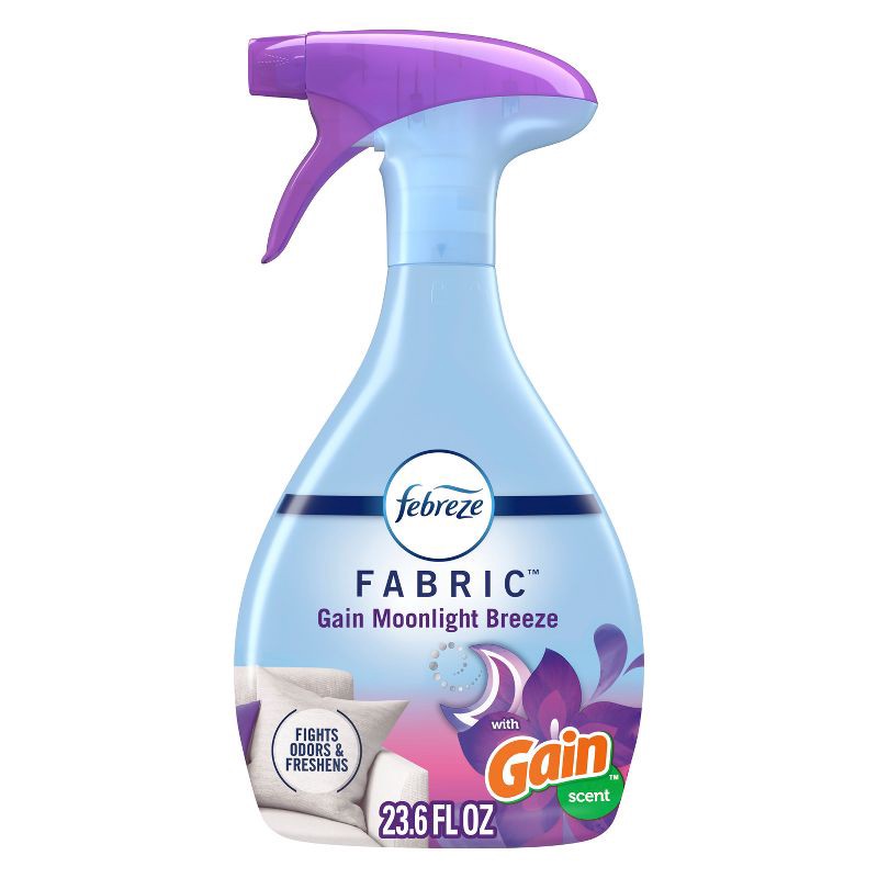 slide 1 of 12, Febreze Fabric Gain Air Freshener - Moonlight Breeze - 23.6 fl oz, 23.6 fl oz