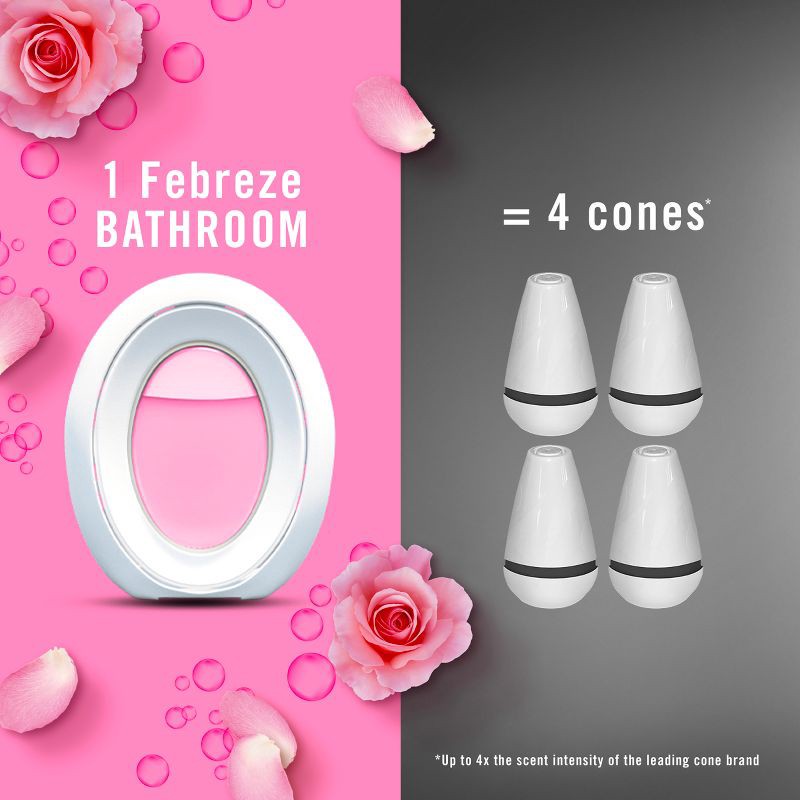 slide 6 of 14, Febreze Romance & Desire Bathroom Air Freshener, 1 ct