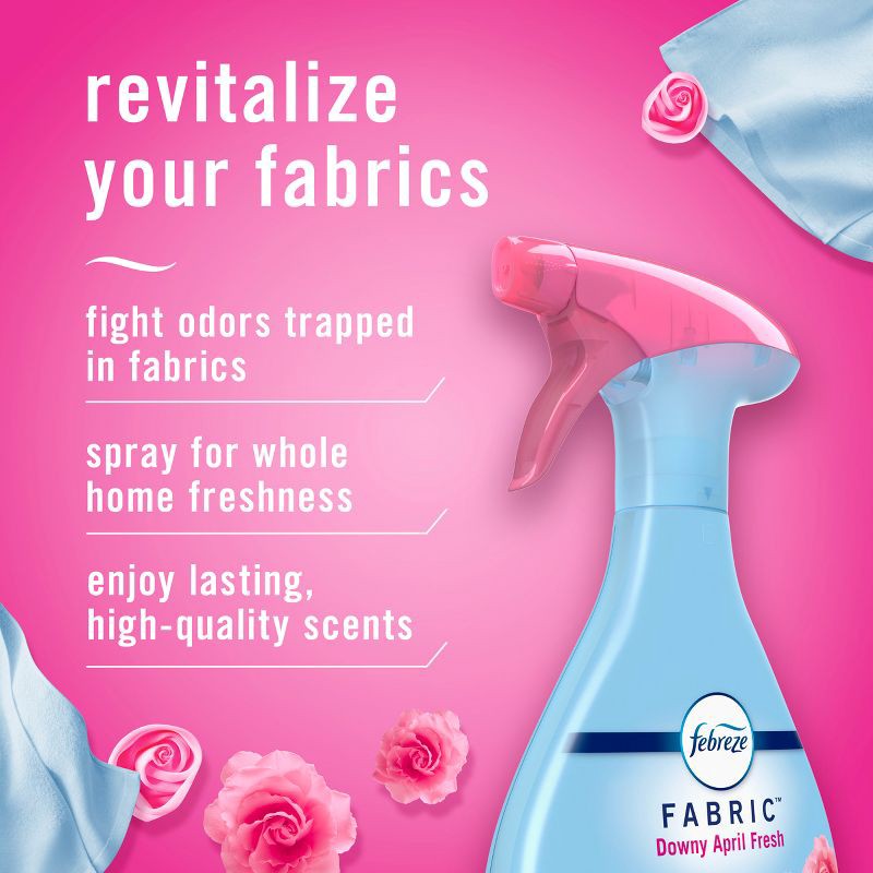 slide 3 of 11, Febreze Fabric Downy Air Freshener - April Fresh - 23.6 fl oz, 23.6 fl oz