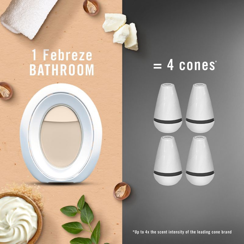 slide 6 of 14, Febreze Soothe & Restore Bathroom Air Freshener, 1 ct