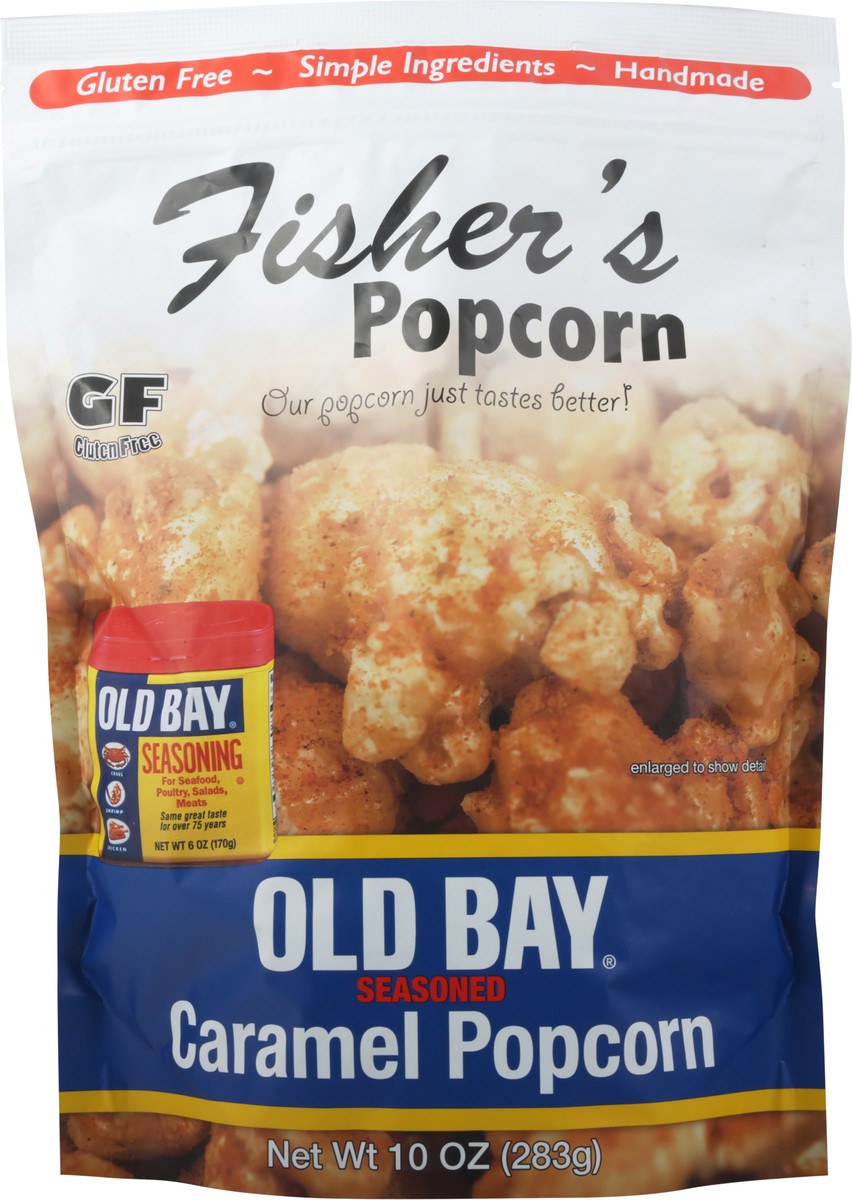 slide 5 of 11, Fishers Popcorn Old Bay Carame, 1 ct