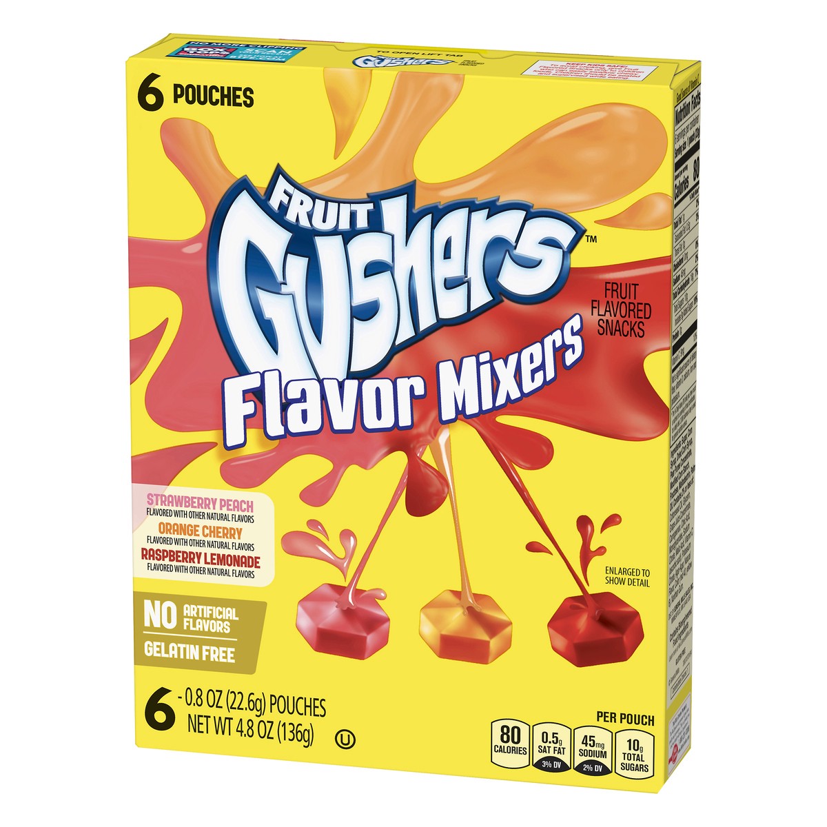 slide 9 of 9, Fruit Gushers Flavor Mixers, 4.8 oz