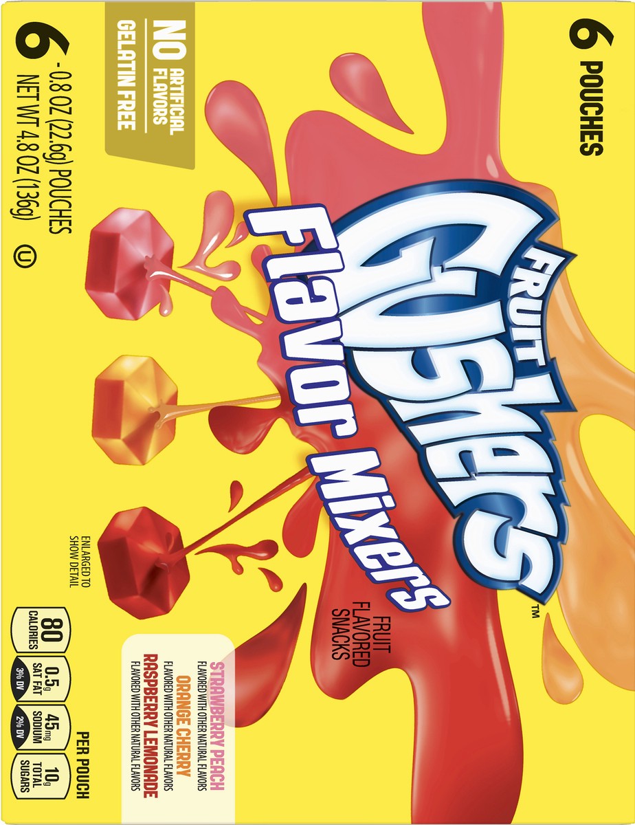 slide 6 of 9, Fruit Gushers Flavor Mixers, 4.8 oz