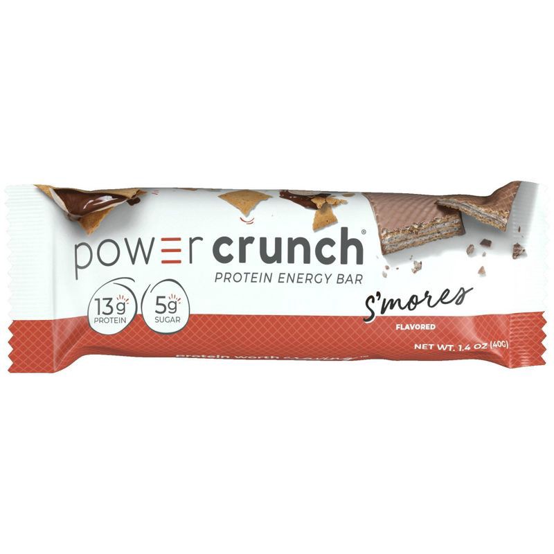 slide 2 of 6, Power Crunch Original S'MORES Nutrition Bars - 7oz/5ct, 5 ct; 7 oz