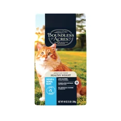 Boundless Acres Premium Dry Cat Food, Chicken & Oatmeal, 3 lb 3 lb | shipt
