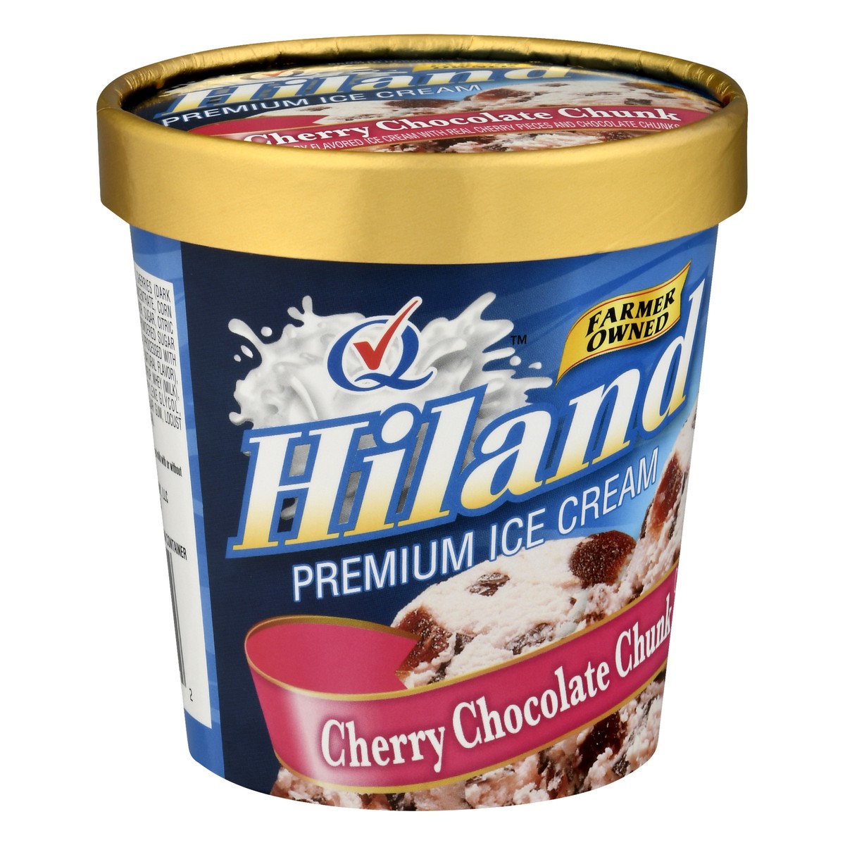 slide 5 of 13, Hiland Dairy Premium Cherry Chocolate Chunk Ice Cream 1 pt, 1 pint