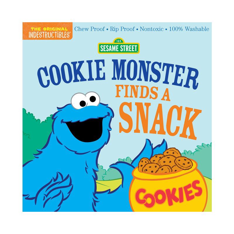 slide 1 of 1, Workman Indestructibles: Sesame Street: Cookie Monster Finds a Snack - (Paperback), 1 ct