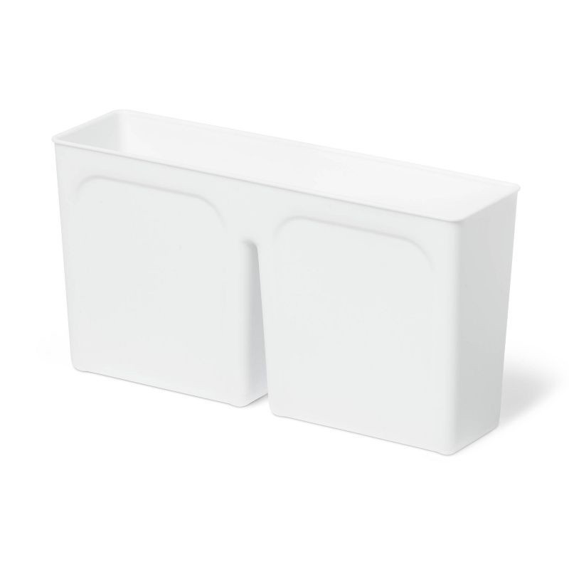 slide 1 of 3, Magnetic Storage Bin White, Teacher Supplies - up&up™, 1 ct