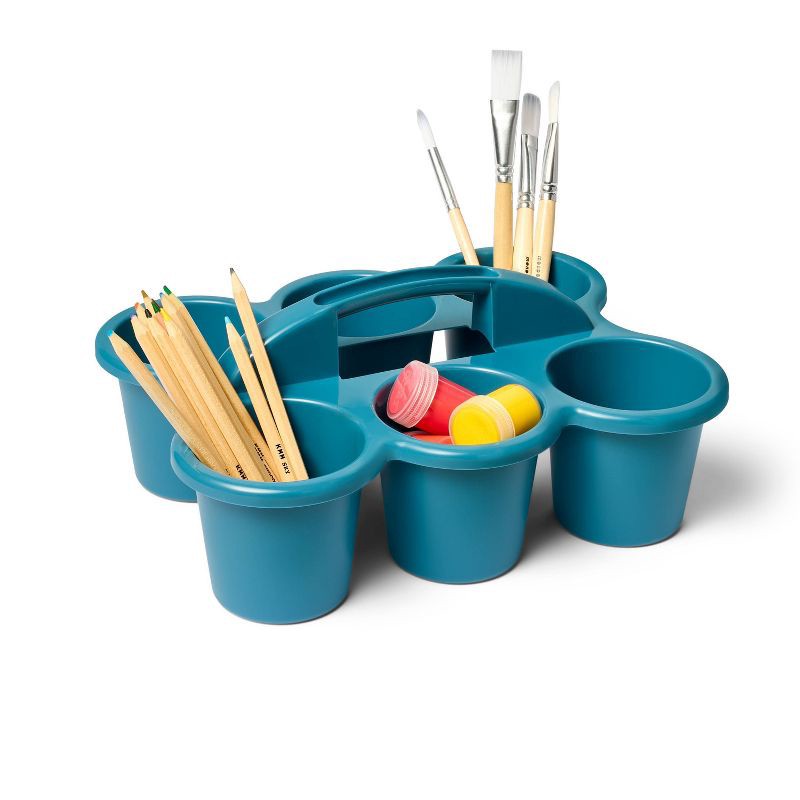 slide 2 of 3, 6 Cup Caddy Deep Sea Blue - up&up™, 1 ct