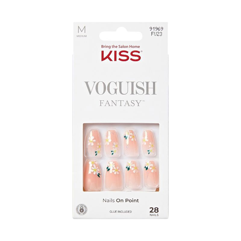 slide 1 of 8, KISS Products Voguish Fantasy Fake Nails - 4 Wheel Drive - 31ct, 31 ct