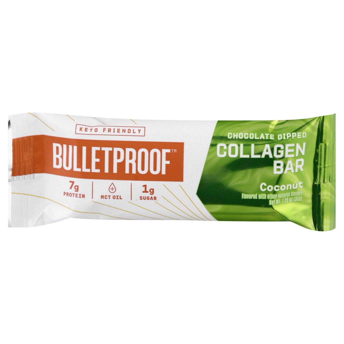 slide 12 of 13, Bulletproof Coconut Collagen Bar 1.23 oz, 1.23 oz