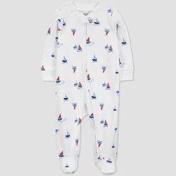 Carter's Just One You®️ Baby Boys' Sailboats Sleep N' Play - White Newborn
