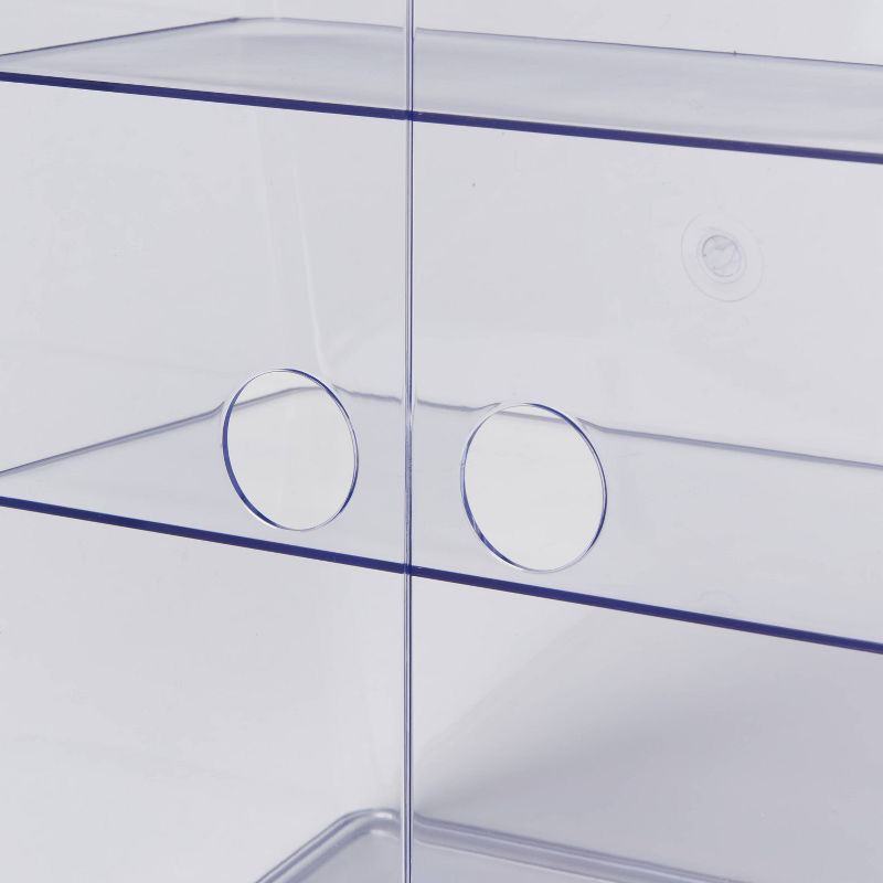 slide 4 of 4, Clear Storage Case with Hinged Doors - Brightroom™, 1 ct