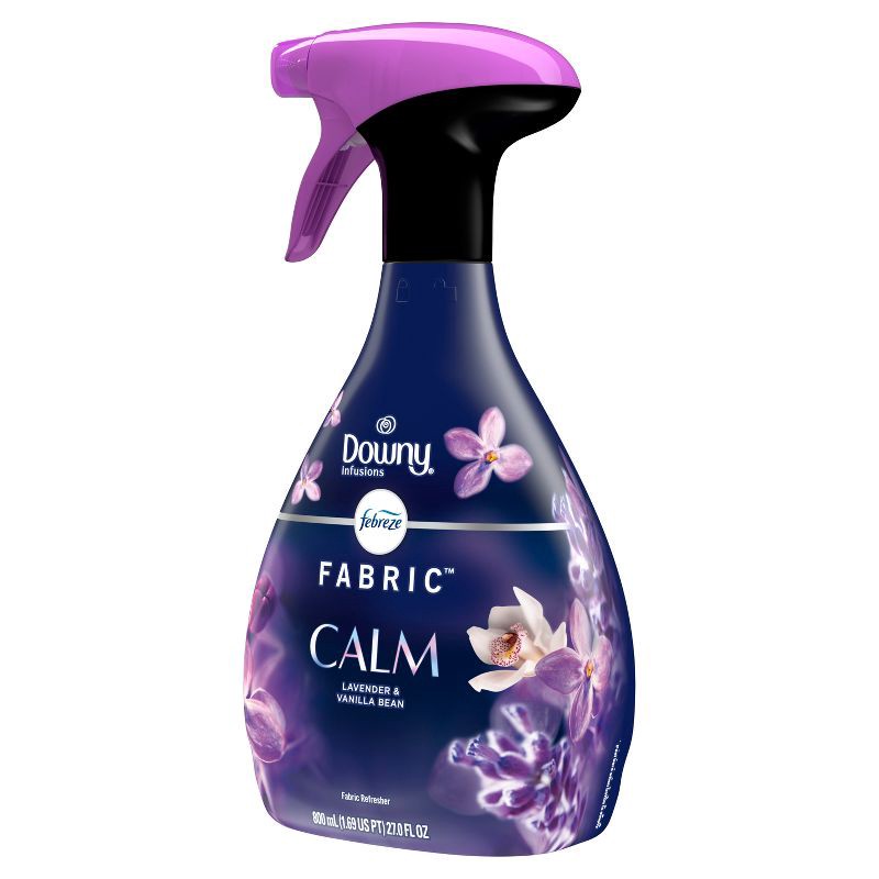 slide 11 of 11, Febreze Downy Infusions Calm Fabric Air Freshener - Lavender & Vanilla Bean - 27 fl oz, 27 fl oz