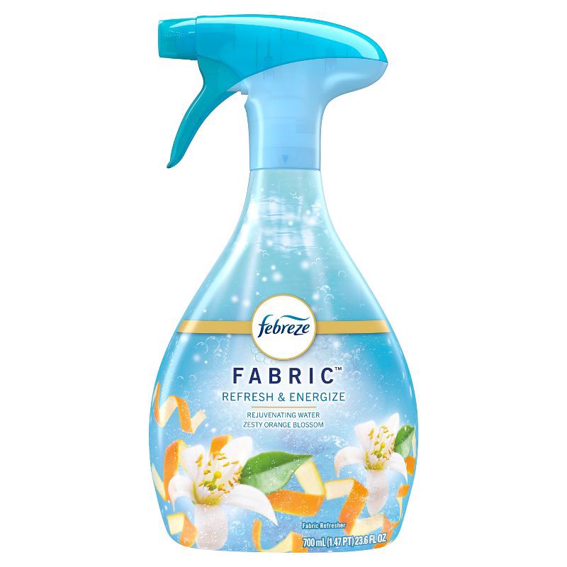 slide 10 of 13, Febreze Fabric Rejuvenating Air Freshener - Water Zesty Orange Blossom - 23.6 fl oz, 23.6 fl oz