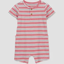 Carter's Just One You®️ Baby Boys' Striped Romper - Orange 12M