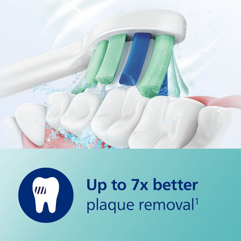 slide 3 of 13, Philips Sonicare 4100 Plaque Control Rechargeable Electric Toothbrush - HX3689/22 - Navy, 1 ct