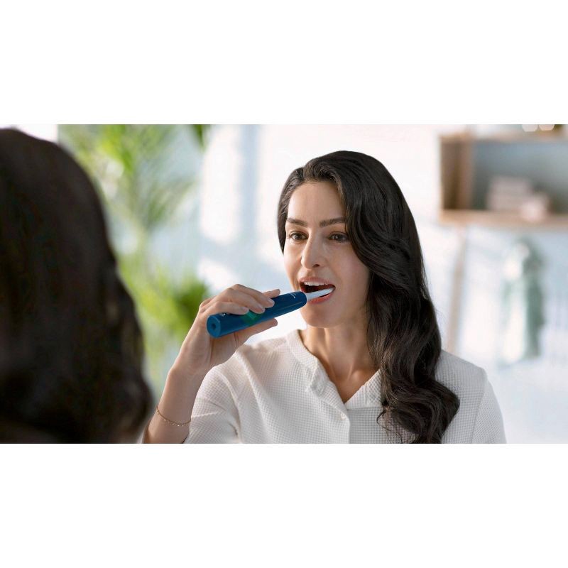 slide 9 of 13, Philips Sonicare 4100 Plaque Control Rechargeable Electric Toothbrush - HX3689/22 - Navy, 1 ct