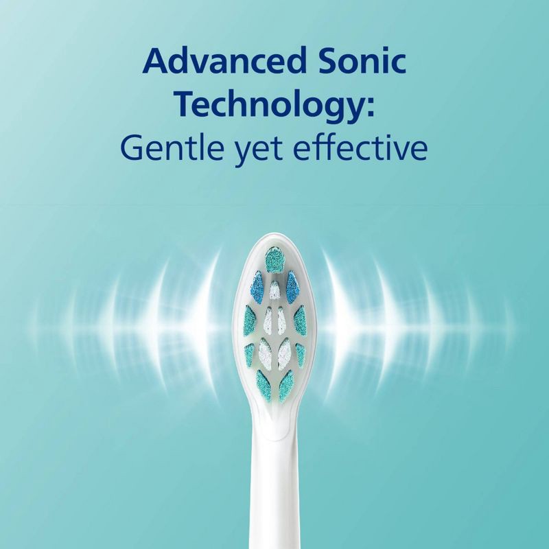 slide 10 of 13, Philips Sonicare 4100 Plaque Control Rechargeable Electric Toothbrush - HX3689/22 - Navy, 1 ct