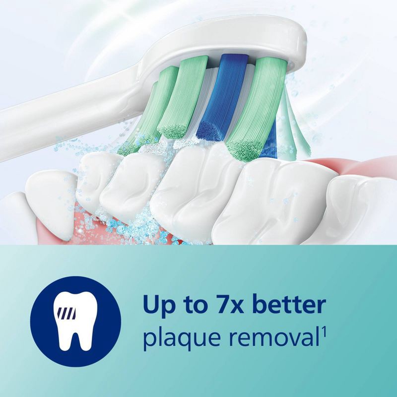 slide 11 of 13, Philips Sonicare 4100 Plaque Control Rechargeable Electric Toothbrush - HX3689/22 - Navy, 1 ct