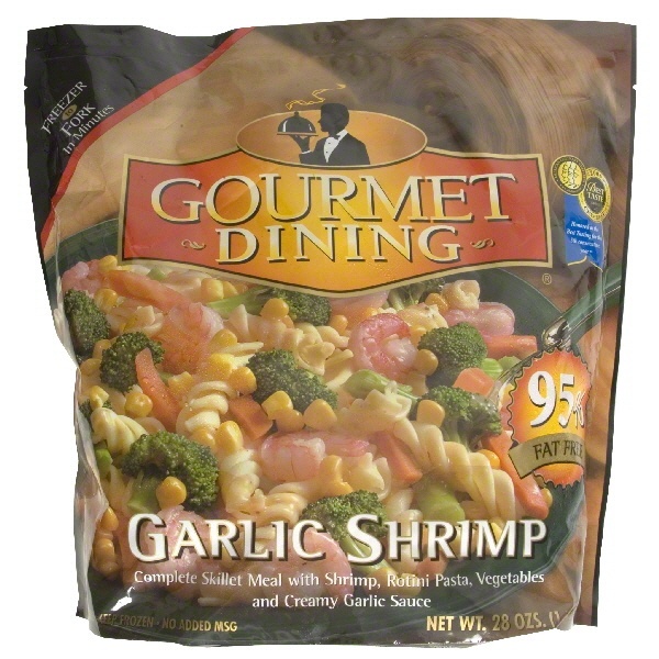 slide 1 of 1, Gourmet Dining Garlic Shrimp, 28 oz