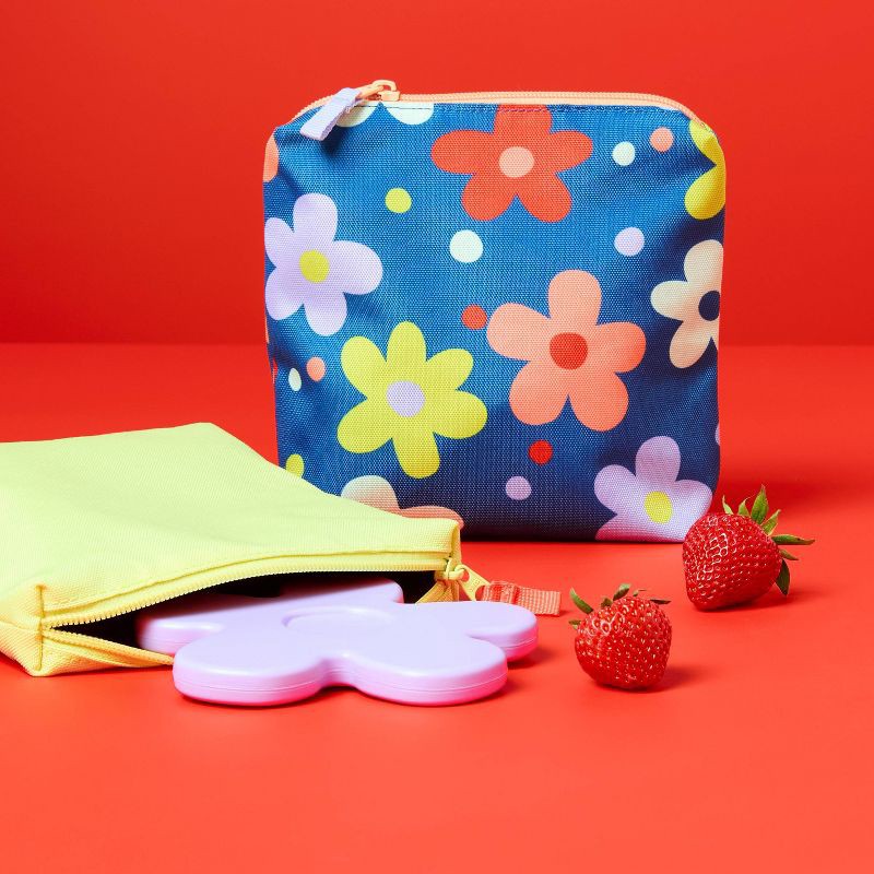 slide 2 of 3, Kids' Set of 2 Refreezable Ice Packs Daisy - Cat & Jack™️: BPA-Free Lunch Accessory, 1 ct